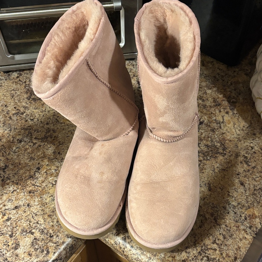 UGGCozy Pink Suede Women's Boots